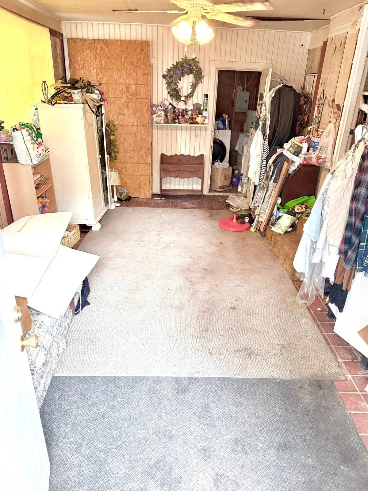 Interior after cleanout